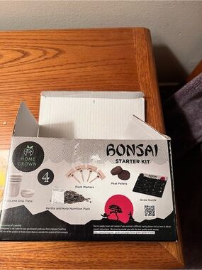 Bonsai Starter Kit - 4 Different Plants